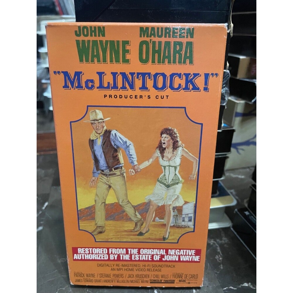 McLintock (VHS, 1993) John Wayne